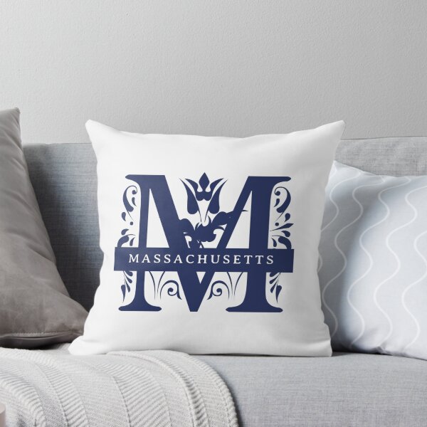 Item preview, Massachusetts State Split Letter Monogram designed and sold by US States Merch.