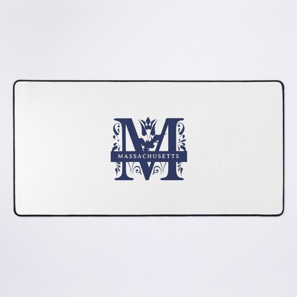 Item preview, Massachusetts State Split Letter Monogram designed and sold by US States Merch.