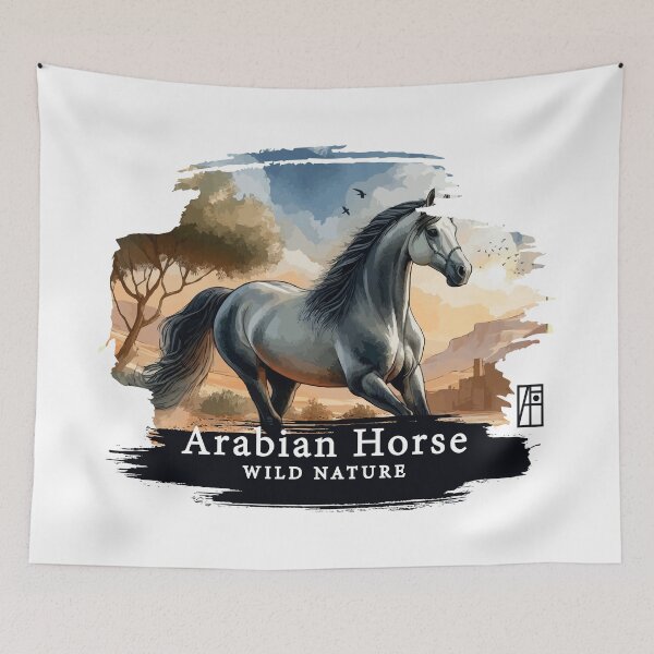 Item preview, Arabian Horse - WILD NATURE - HORSE -16 designed and sold by ArtProjectShop.