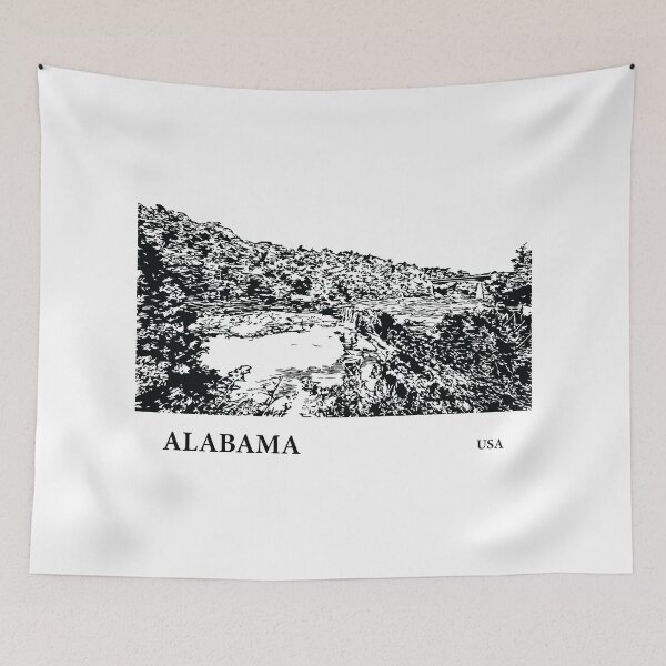 Item preview, Alabama USA designed and sold by Lakeric Cityscapes.