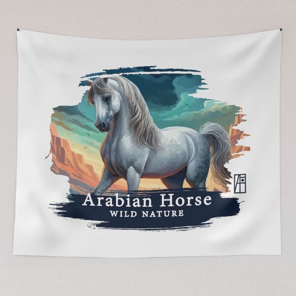 Item preview, Arabian Horse - WILD NATURE - HORSE -18 designed and sold by ArtProjectShop.