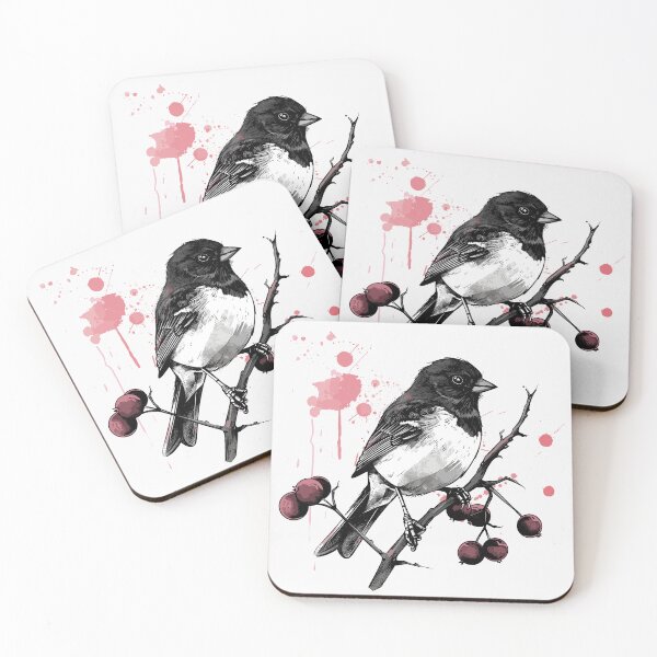 Item preview, Dark eyed junco on a branch designed and sold by etherElric.