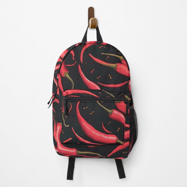Item preview, Seamless pattern with red chilli peppers designed and sold by Haji Kamora.