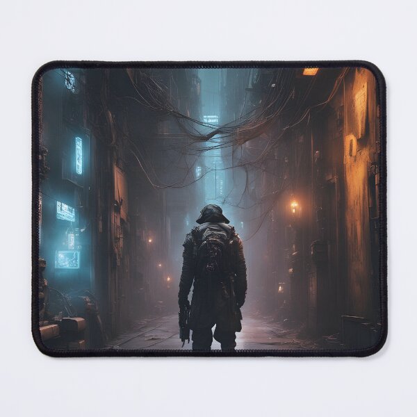 Item preview, Solitude in the Cyber Slums designed and sold by nefeuti.