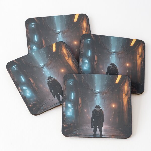 Item preview, Solitude in the Cyber Slums designed and sold by nefeuti.