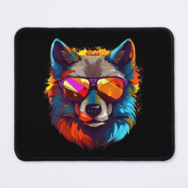 Item preview, Summer Vacation Funny Cool Gangsta Wolf With Shades designed and sold by Leonardo Palumbo.