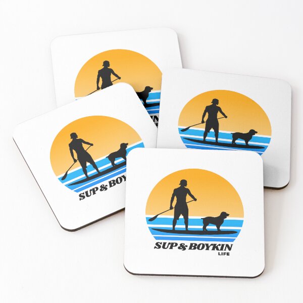 Item preview, SUP and Boykin Life Standup Paddleboarding Dog Dad designed and sold by Guarddogdrive.