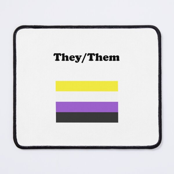 Item preview, Non-Binary Flag They Them   Nonbinary   designed and sold by Inspirationmotivation.
