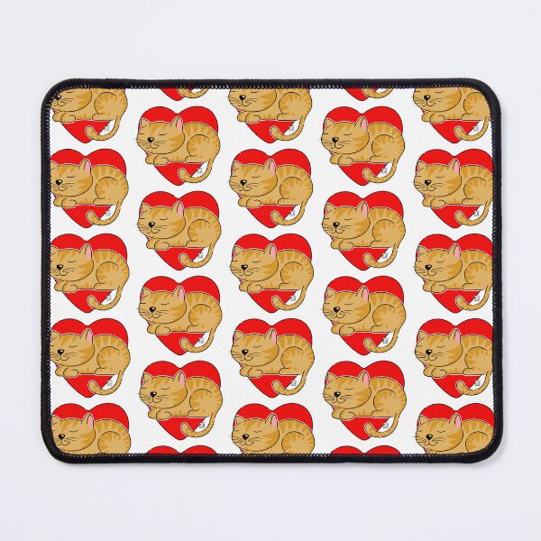 Item preview, Cats 'n' Hearts – Sleepy designed and sold by RR-designs.