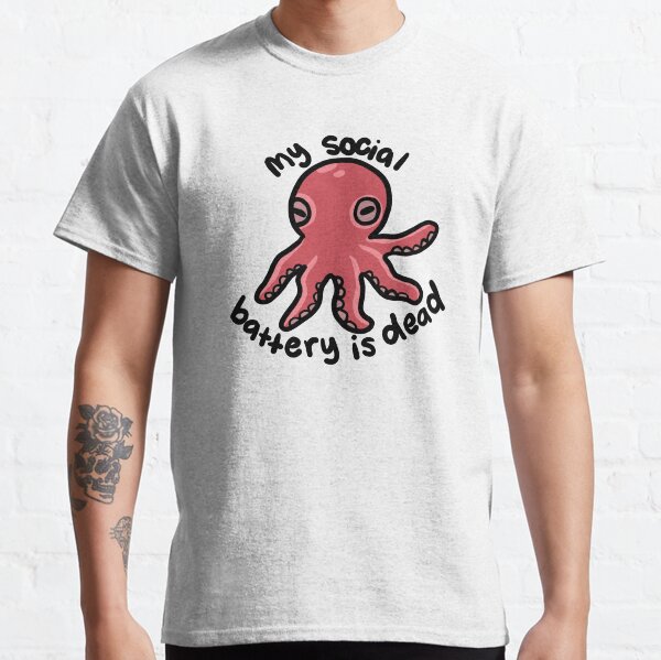 Item preview, my social battery is dead designed and sold by milkberry.