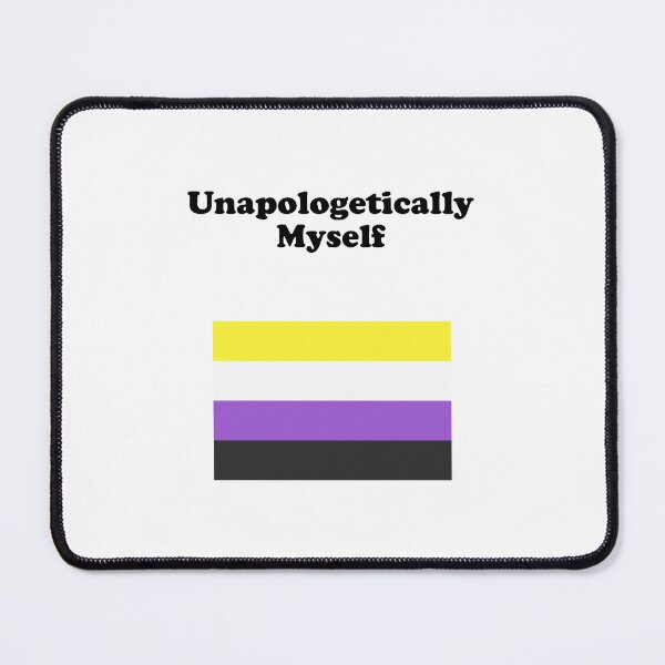 Item preview, Non-Binary Flag Unapologetically Myself Nonbinary   designed and sold by Inspirationmotivation.