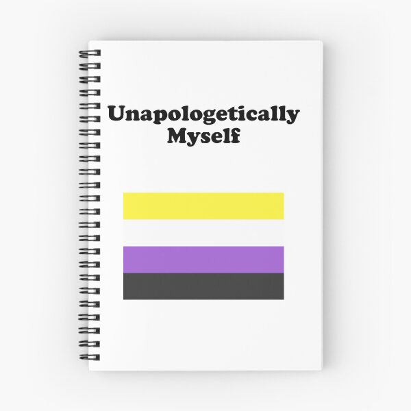 Item preview, Non-Binary Flag Unapologetically Myself Nonbinary   designed and sold by Inspirationmotivation.
