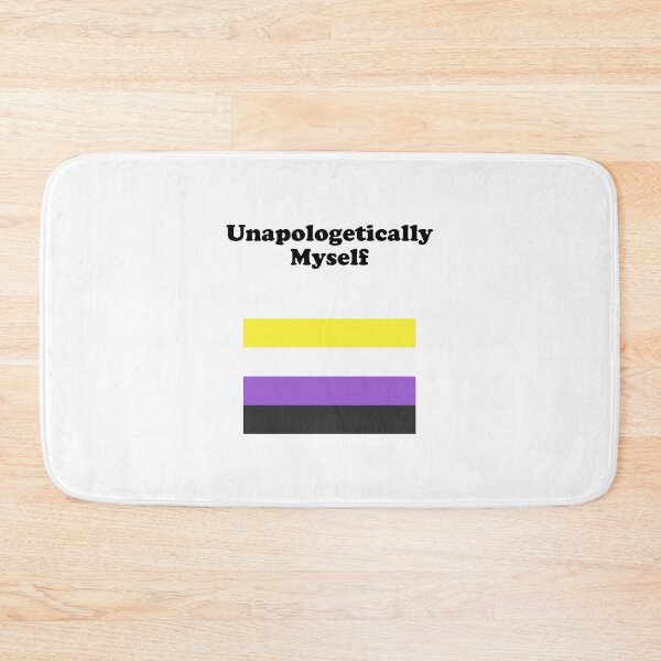Item preview, Non-Binary Flag Unapologetically Myself Nonbinary   designed and sold by Inspirationmotivation.