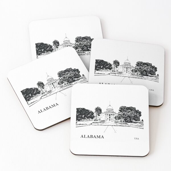 Item preview, Alabama State USA designed and sold by Lakeric Cityscapes.