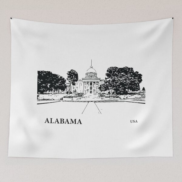 Item preview, Alabama State USA designed and sold by Lakeric Cityscapes.
