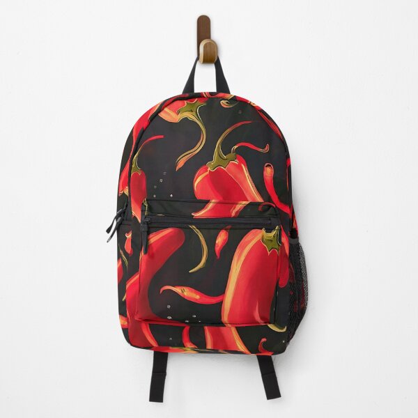 Item preview, Seamless pattern with red chilli peppers designed and sold by Haji Kamora.