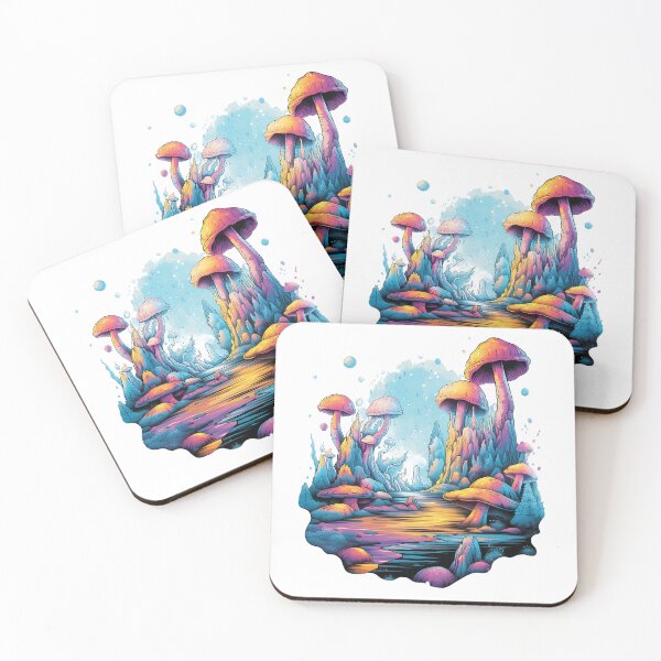 Item preview, Psychodelic Mushrooms designed and sold by Lil-Satu.