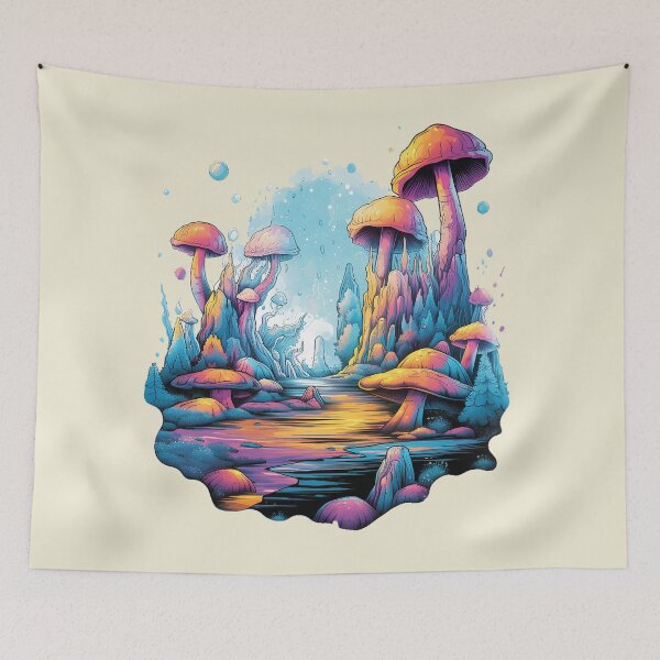Item preview, Psychodelic Mushrooms designed and sold by Lil-Satu.