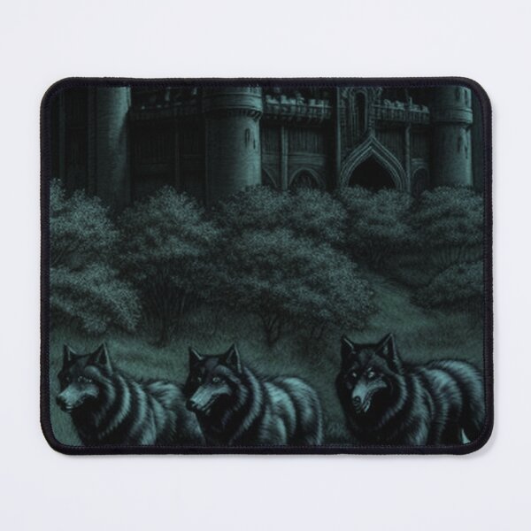 Item preview, Gothic Wolves by the Castle designed and sold by TheDarkWardrobe.
