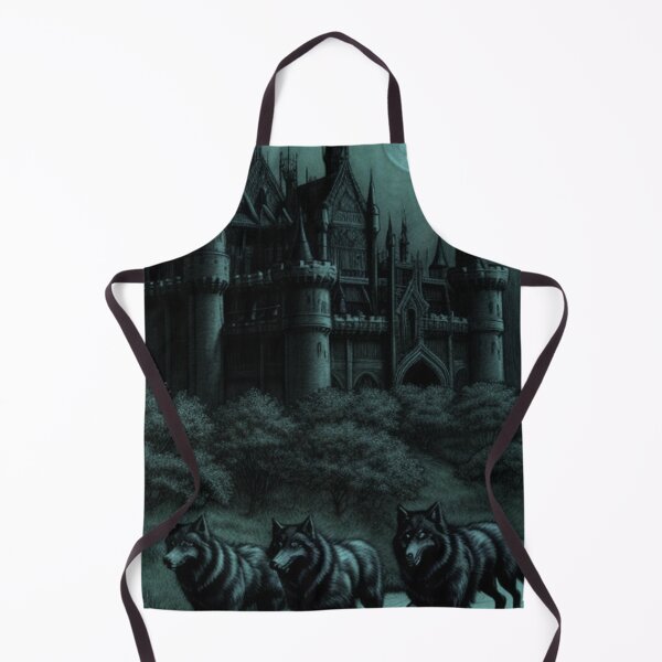 Item preview, Gothic Wolves by the Castle designed and sold by TheDarkWardrobe.