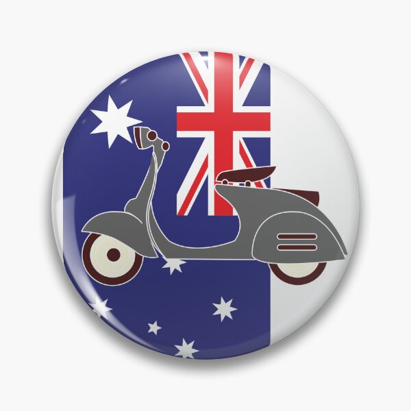 Artikelvorschau, Roller auf australischer Flagge entworfen und verkauft von AceHamster.