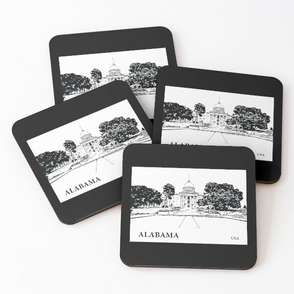 Item preview, Alabama State USA designed and sold by Lakeric Cityscapes.