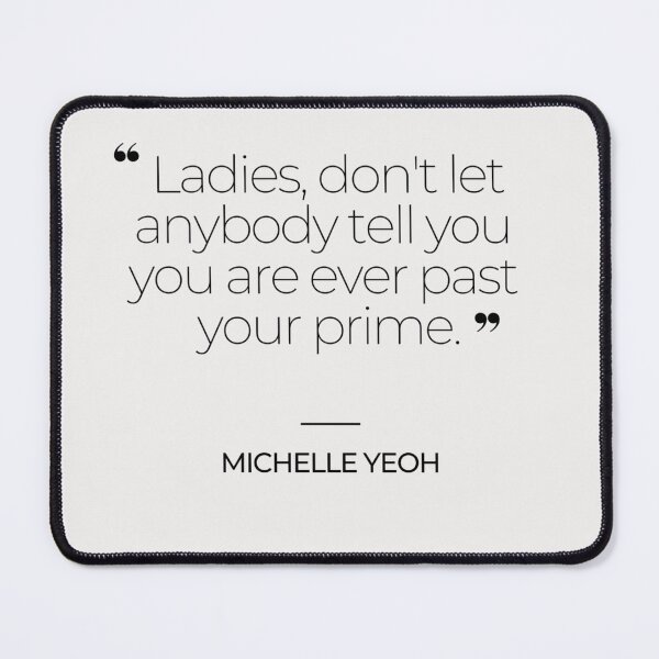Item preview, Michelle Yeoh Inspirational Quotes designed and sold by TonsPOD.