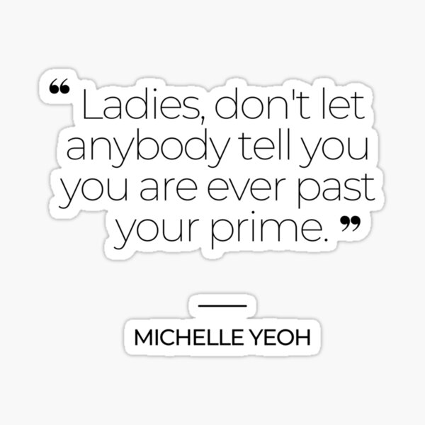 Aperçu de l'œuvre Michelle Yeoh Citations inspirantes créée et vendue par TonsPOD.