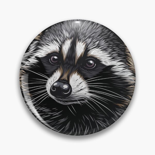 Item preview, Raccoon Portrait Curiosity Adaptability Resourcefulness designed and sold by MTJ-Mushrooms.