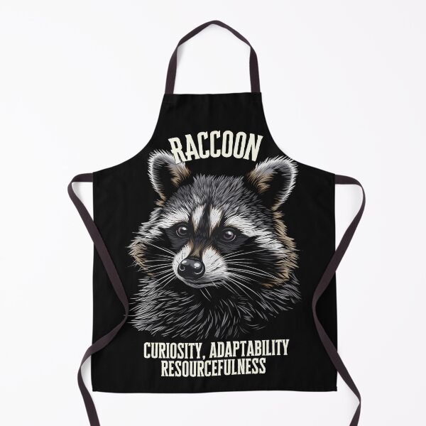 Item preview, Raccoon Portrait Curiosity Adaptability Resourcefulness designed and sold by MTJ-Mushrooms.