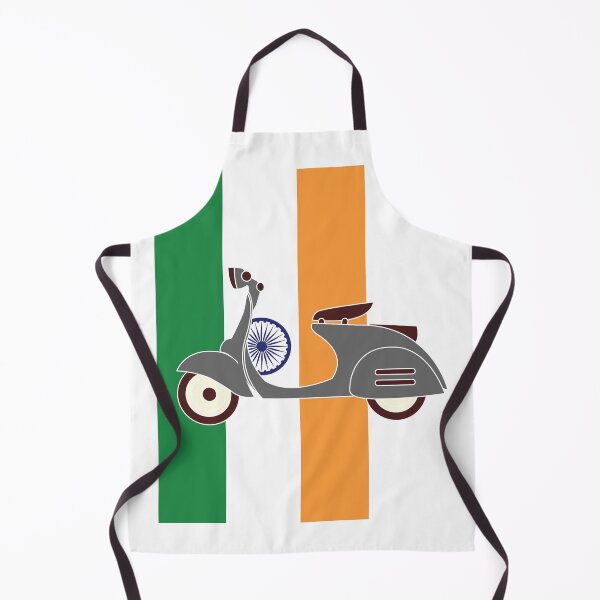 Item preview, Scooter on Indian Flag designed and sold by AceHamster.