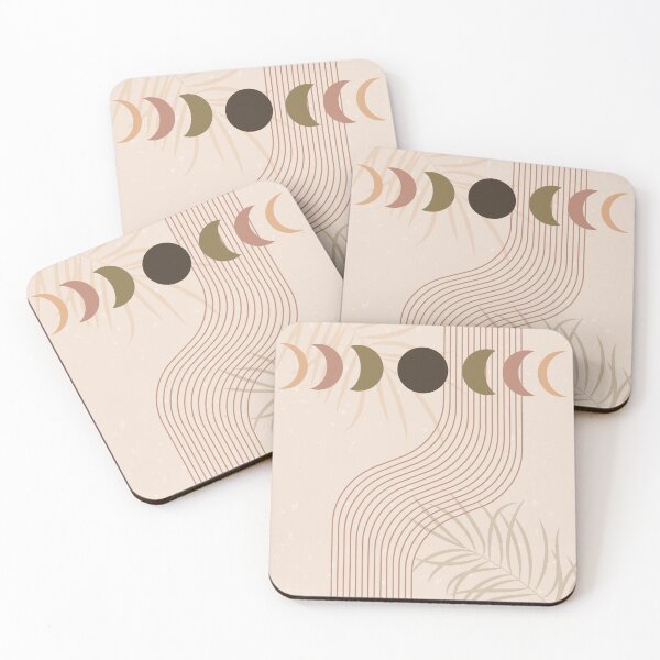 Item preview, Pastel Boho Art Print, Neutral Moon Bohemian Art designed and sold by Kink Collective.