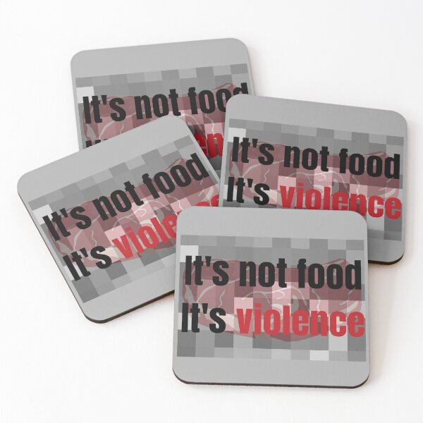 Item preview, Its not food its violence pixelated meat designed and sold by PassionFruchti.
