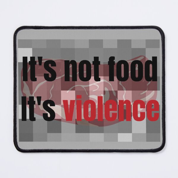 Item preview, Its not food its violence pixelated meat designed and sold by PassionFruchti.