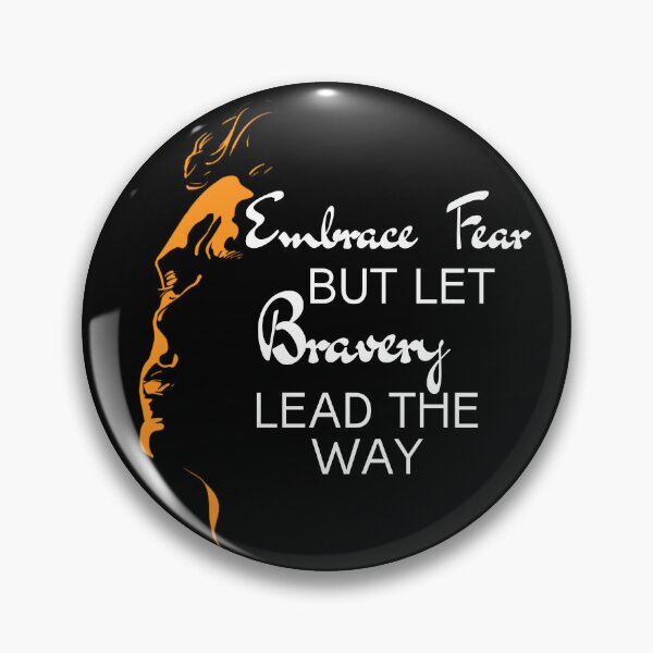 Item preview, EMBRACE FEAR, BUT LET BRAVERY LEAD THE WAY. designed and sold by Inspiretouplift.