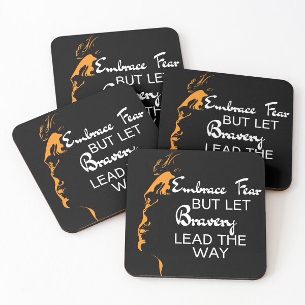 Item preview, EMBRACE FEAR, BUT LET BRAVERY LEAD THE WAY. designed and sold by Inspiretouplift.