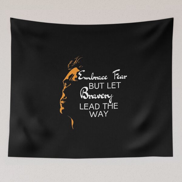 Item preview, EMBRACE FEAR, BUT LET BRAVERY LEAD THE WAY. designed and sold by Inspiretouplift.