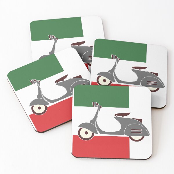 Artikelvorschau, Roller auf italienischer Flagge entworfen und verkauft von AceHamster.
