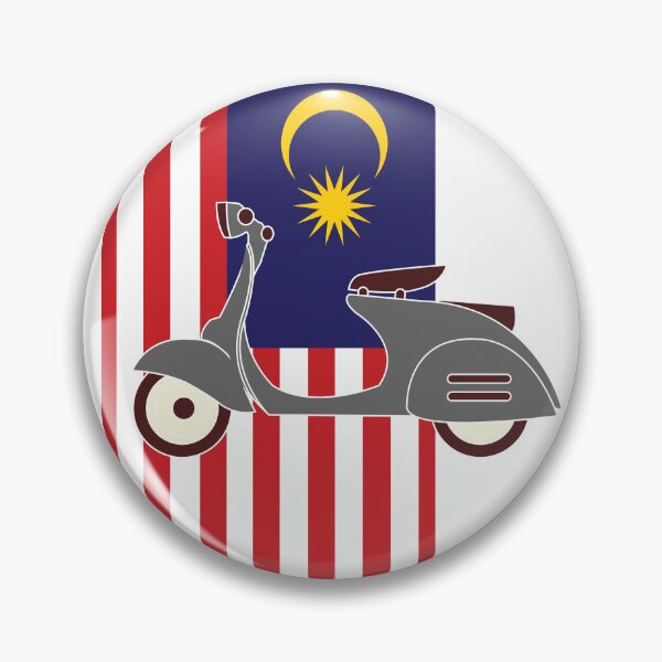 Artikelvorschau, Roller auf malaysischer Flagge entworfen und verkauft von AceHamster.