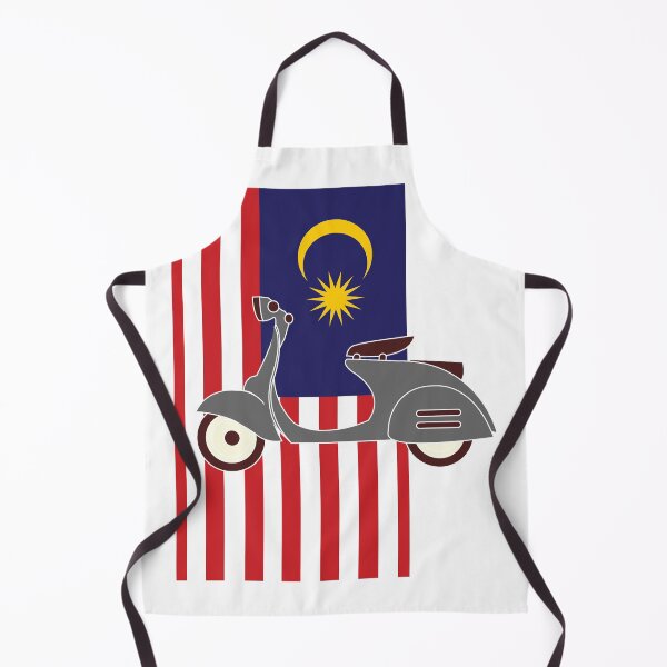 Item preview, Scooter on Malaysian Flag designed and sold by AceHamster.