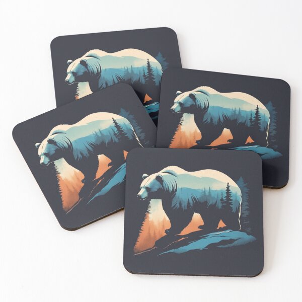 Item preview, Grizzly Bear designed and sold by ArtCraftLab.
