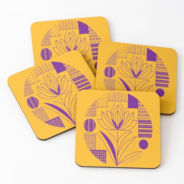 Item preview, Geometric Shapes Floral Pattern designed and sold by Itaya Art.