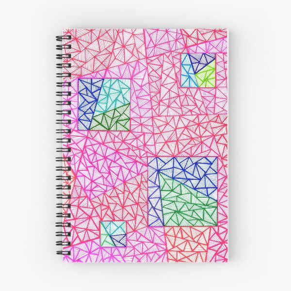 Item preview, Colorful geometric trendy spring summer abstract zentangle art designed and sold by BridgingThought.