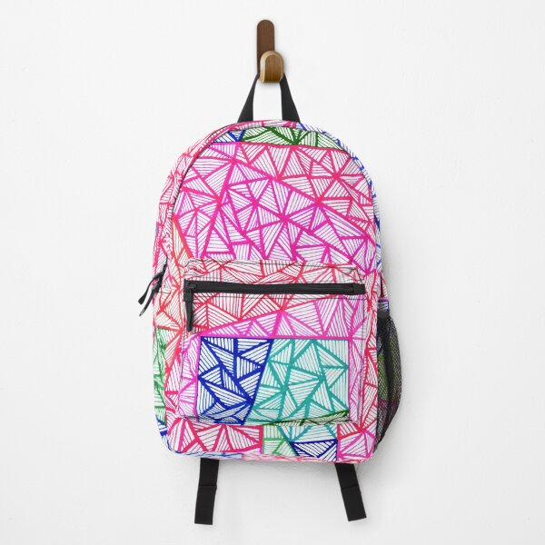 Item preview, Colorful geometric trendy spring summer abstract zentangle art designed and sold by BridgingThought.
