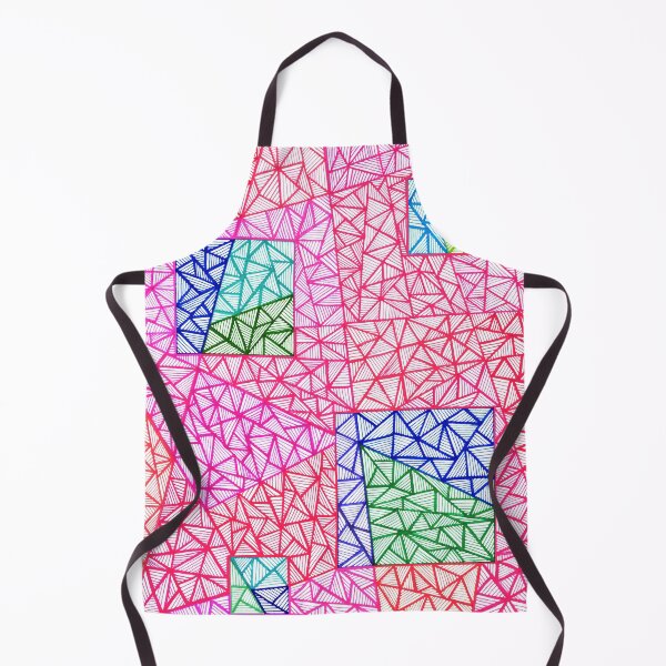 Item preview, Colorful geometric trendy spring summer abstract zentangle art designed and sold by BridgingThought.