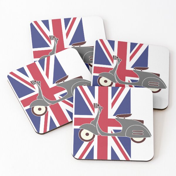 Artikelvorschau, Roller auf britischer Flagge entworfen und verkauft von AceHamster.
