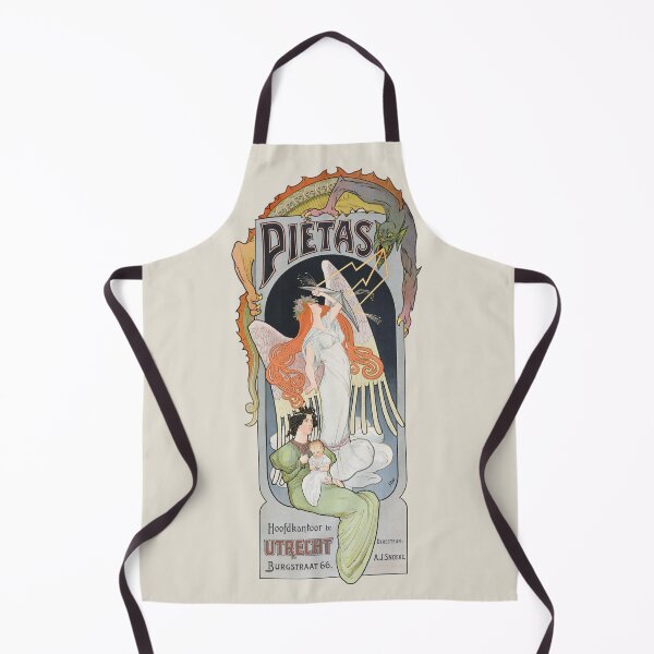 Item preview, Vintage 1903 Poster - Pietas Life Insurance Company Poster, Headquarters in Utrecht, Burgstraat 66 designed and sold by VintageBazaar.