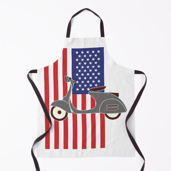 Item preview, Scooter on USA Flag designed and sold by AceHamster.