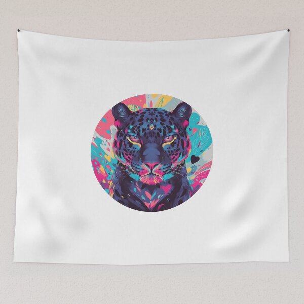 Item preview, Jaguar in Love // Aesthetic Jaguar // Cool Animal // Cyber Animal // Future Animal Art // Animal Warrior // Animal Cute Art // Gaming Aesthetic stickers designed and sold by SMARTKIT  DESIGNAGENCY.