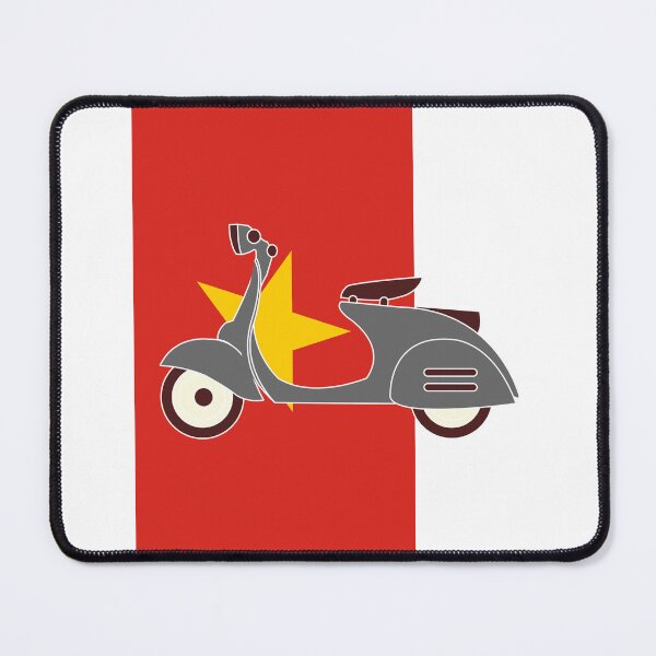 Item preview, Scooter on Vietnam Flag designed and sold by AceHamster.
